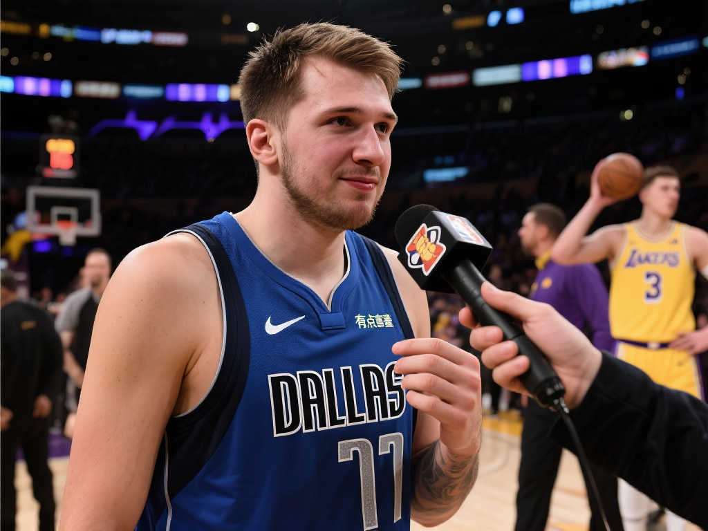 湖人盛情款待 东契奇首战略显拘谨 自曝有些羞涩